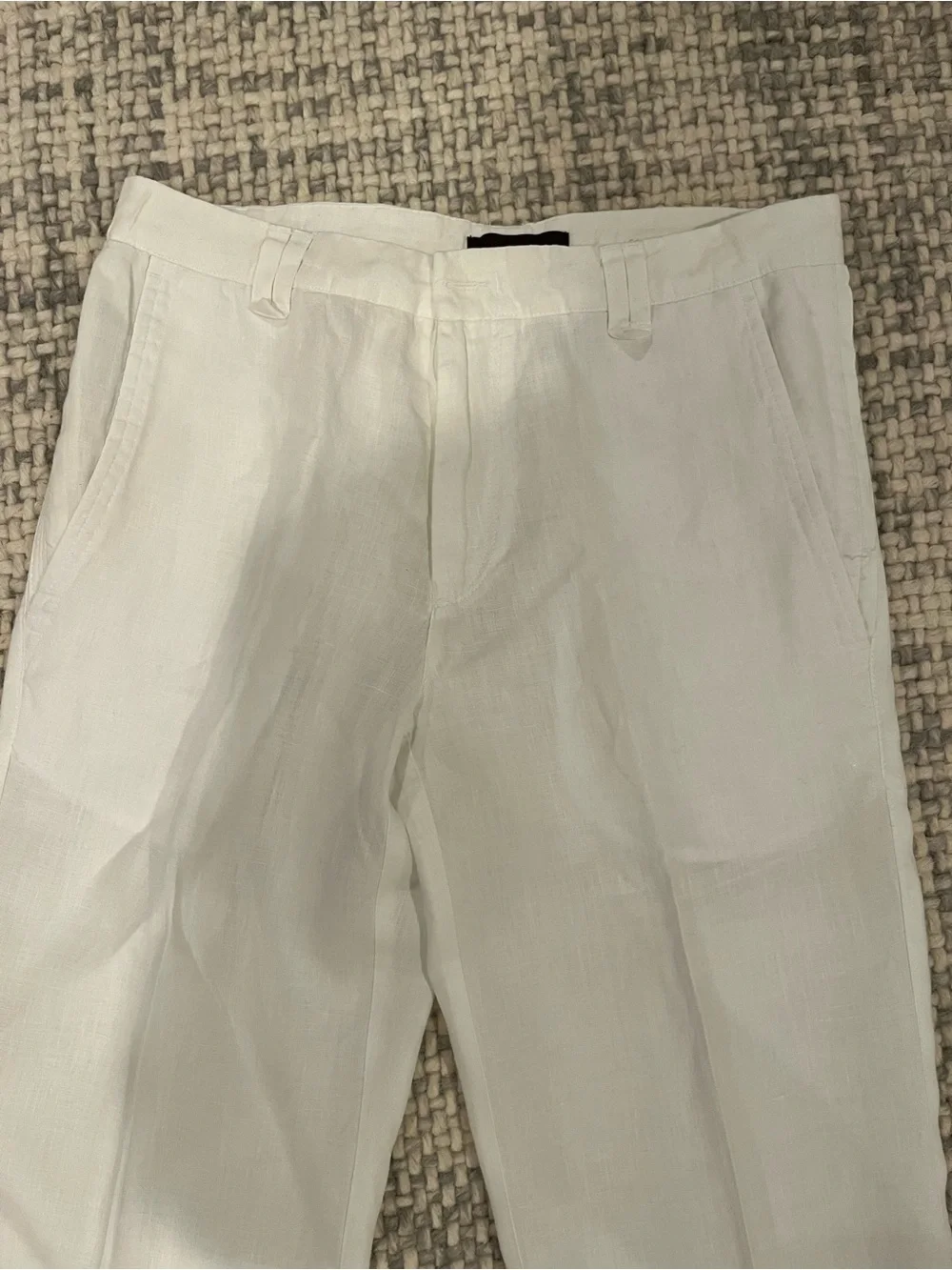 Reiss White Linen Pants